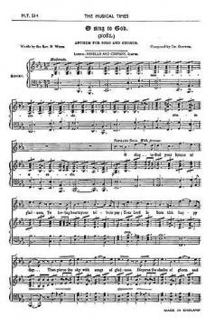 O Sing To God von Charles Gounod 