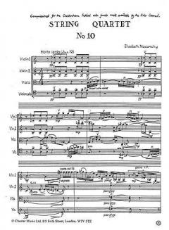 String Quartet No. 10 von Elizabeth Maconchy 
