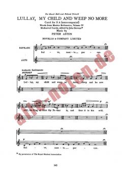Lullay My Child And Weep von Peter Aston 