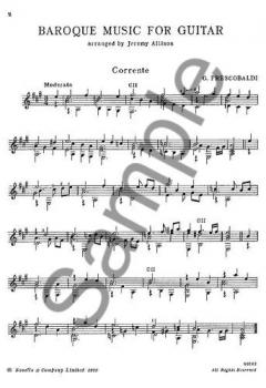 Baroque Music For Guitar 