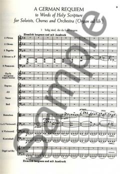 German Requiem von Johannes Brahms 