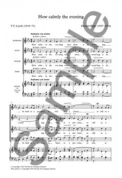 How Calmly The Evening von Edward Elgar 