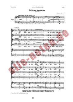 Te Deum Laudamus In B Flat von Charles Villiers Stanford 