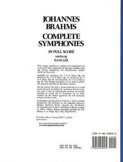 Complete Symphonies von Johannes Brahms 
