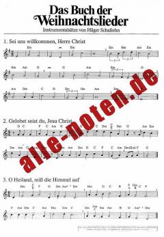 Das Buch der Weihnachtslieder: 1. Stimme in C / Melodiestimme (Violinschlüssel) 