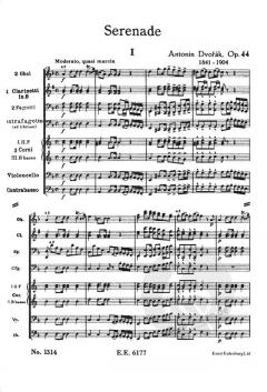 Serenade d-Moll op. 44 B 77 (Antonín Dvorák) 