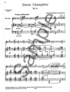 Dance Champetre No. 4 Op. 106 No. 4 von Jean Sibelius 