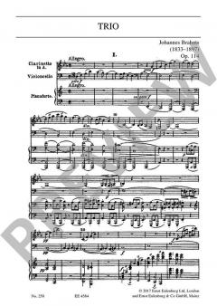 Trio a-Moll op. 114 (Johannes Brahms) 