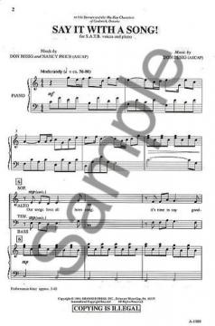 Say It With A Song (Don Besig) 