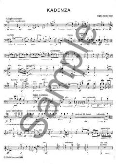 Kadenza For Double Bass von Teppo Hauta-Aho 