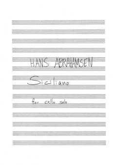 Siciliano von Hans Abrahamsen 