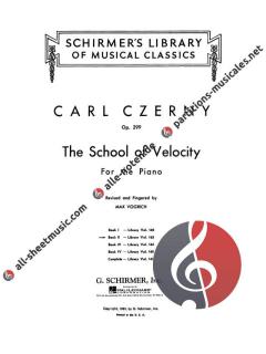School of Velocity Op. 299 Book 2 von Carl Czerny 