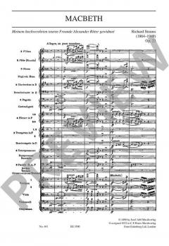 Macbeth op. 23 von Richard Strauss 