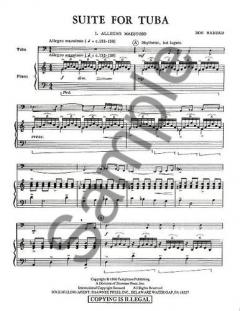 Suite For Tuba von Donald Haddad im Alle Noten Shop kaufen