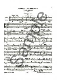 Sarabande Con Variazioni von Johan Halvorsen 