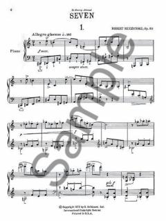 Seven for Piano Op. 30 von Robert Muczynski 