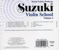 Suzuki Violin School 4 - CD im Alle Noten Shop kaufen (CD)