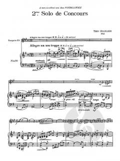 Second Solo de Concours von Theo Charlier für Trompete und Klavier im Alle Noten Shop kaufen