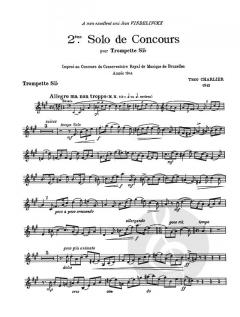 Second Solo de Concours von Theo Charlier für Trompete und Klavier im Alle Noten Shop kaufen