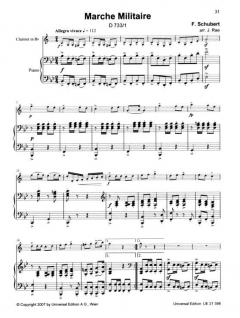 Clarinet Album von Franz Schubert 