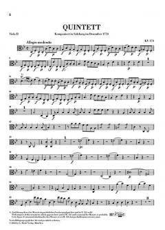 Streichquintette Band 1 von Wolfgang Amadeus Mozart im Alle Noten Shop kaufen (Stimmensatz) - HN777