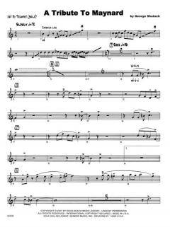 A Tribute To Maynard (George Shutack) 