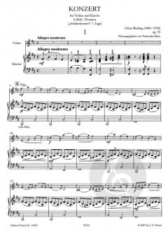 Konzert h-Moll op. 35 von Oskar Rieding 
