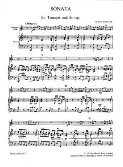 Sonata Nr. 1 D-dur von Henry Purcell 