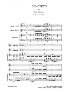 Concerto in Es op. 35 von Franz Vincenz Krommer 