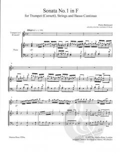 Sonata Nr. 1 in F von Pietro Baldassare 