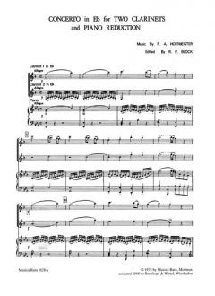Concerto in Es von Franz Anton Hoffmeister 