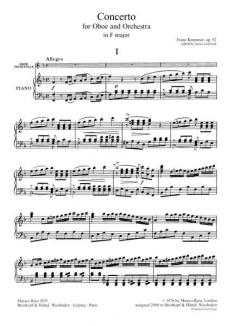 Concerto in F op. 52 von Franz Vincenz Krommer 