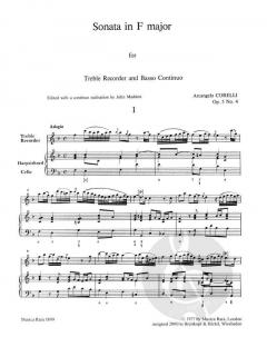 Sonate in F-Dur op. 5/4 (Arcangelo Corelli) 