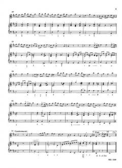 Suite in D-Dur op. 2 Nr. 1 von Jacques-Martin Hotteterre 