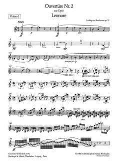 Leonore Nr. 2 op. 72 von Ludwig van Beethoven 