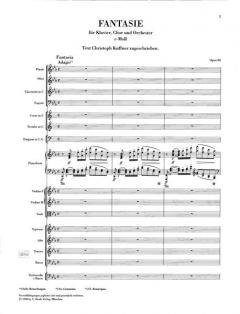 Chorfantasie c-moll op. 80 von Ludwig van Beethoven 