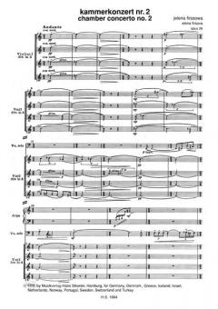 Kammerkonzert Nr. 2 von Elena Firsova für Violoncello und Orchester im Alle Noten Shop kaufen (Partitur)