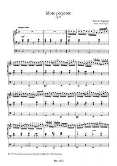Moto Perpetuo von Niccolò Paganini für elektronische Orgel im Alle Noten Shop kaufen