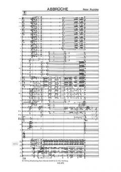 Abbrüche von Peter Ruzicka 