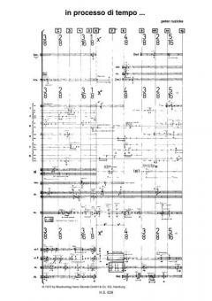 In processo di tempo ... von Peter Ruzicka 