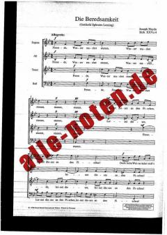 Die Beredsamkeit Hob. XXVc:4 von Joseph Haydn 