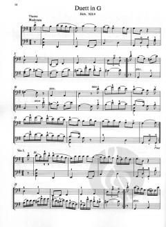 4 Duette Hob. X + XII von Joseph Haydn 