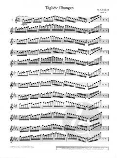 Tägliche Übungen op. 5 von Mathieu André Reichert 