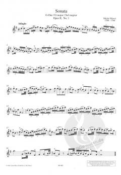 6 Sonaten op. 2 Band 1 von Michel Blavet 