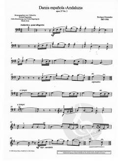 Danza española 'Andaluza' op. 37/5 von Enrique Granados 