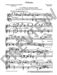 3 Préludes von Claude Debussy 