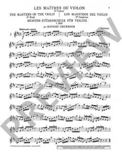 Meister-Etüdenschule für Violine Band 1 von Mathieu Crickboom im Alle Noten Shop kaufen