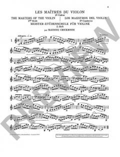 Meister-Etüdenschule für Violine Band 2 von Mathieu Crickboom im Alle Noten Shop kaufen