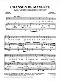 Chanson De Maxence von Michel Legrand 