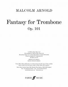 Fantasy For Trombone (Malcolm Arnold) 